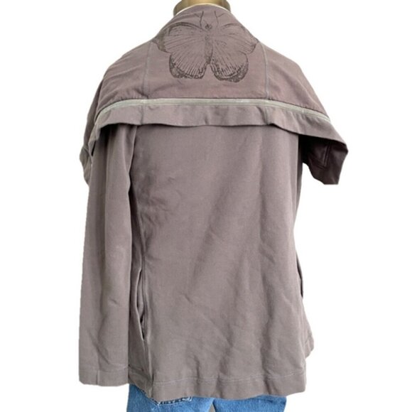 Lululemon Gray Savasana Wrap w/ Butterfly Print - 4/Small 🦋 - Picture 1 of 12